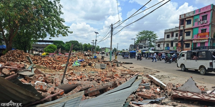 Dozers to operate again on Birgunj's main road from Sunday
