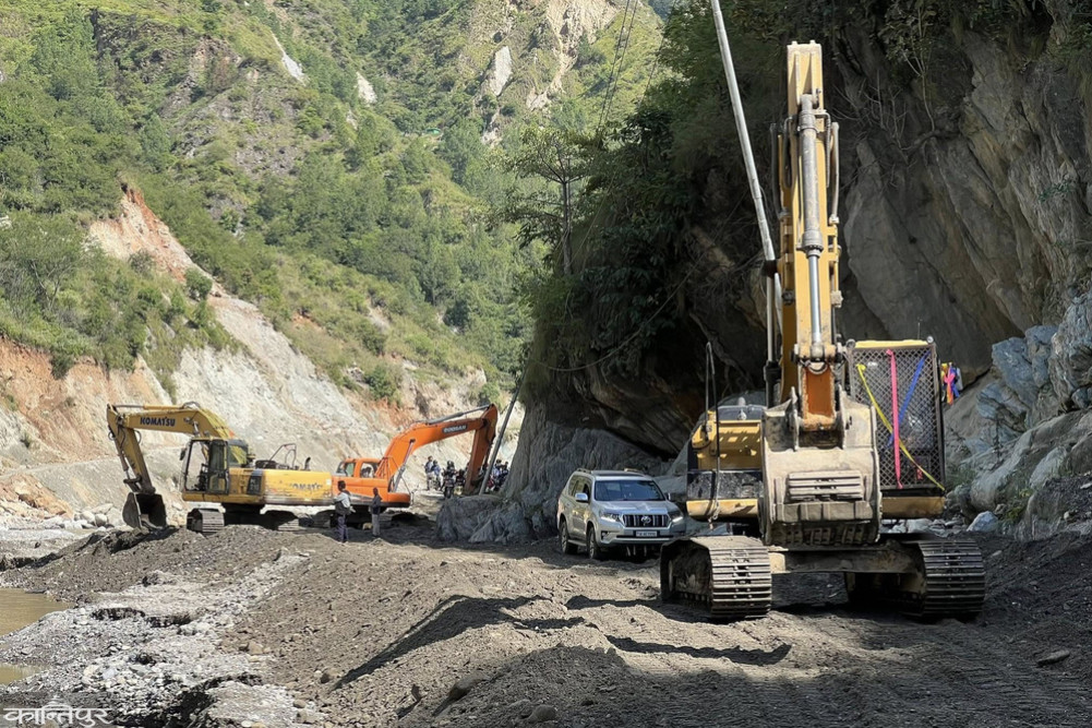 If the Kavre-Sindhuli section is blocked, preparations are in place to reopen it within half an hour