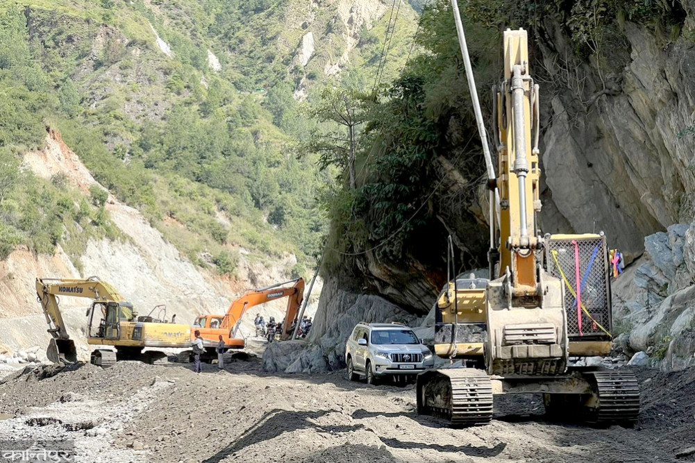 Preparations to complete reconstruction and operate traffic via BP Highway before monsoon