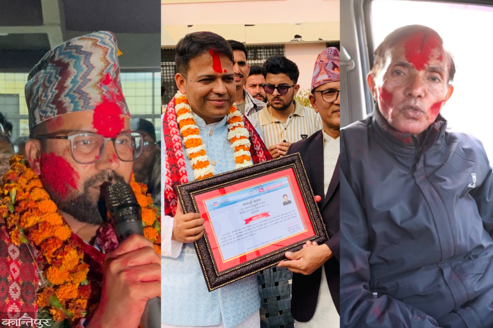 Winners from all three constituencies of Dang visit parliament for the first time