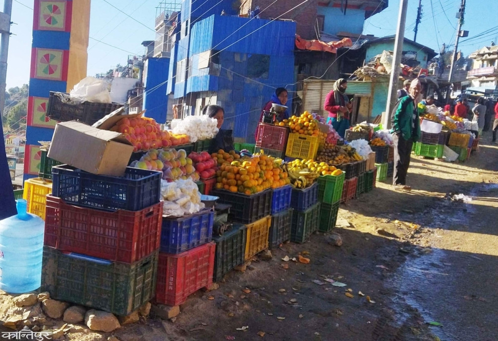 Preparations to operate a market in Dadeldhura