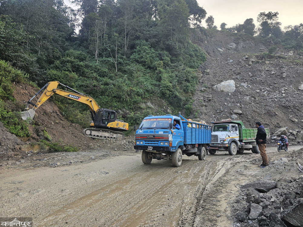 Tipper operation banned on Dhulikhel-Khawa road section for 15 days