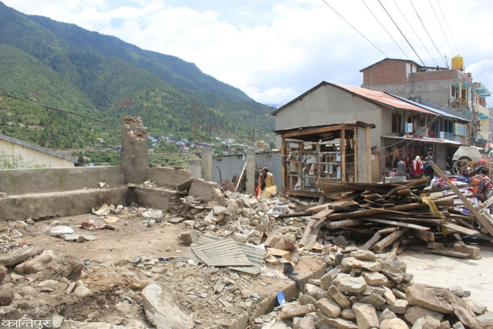 Encroachment on public land near Jumla Airport removed