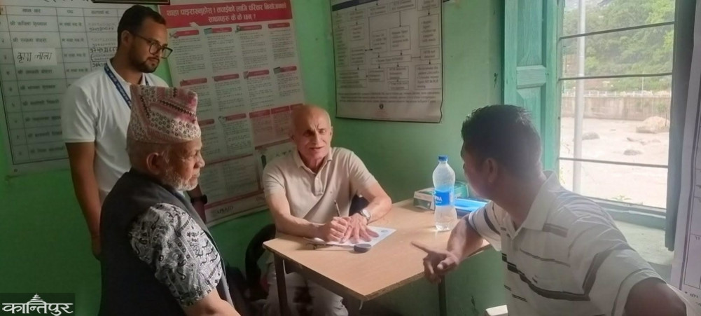 Dr. KC reaches Darchula to provide health services to residents of Chhangru and Tinkar