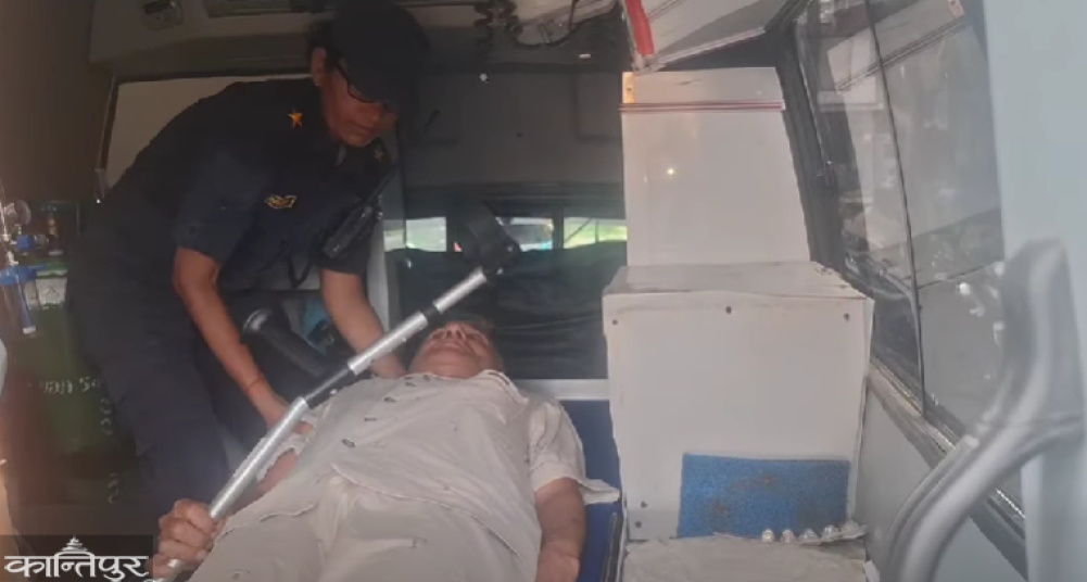 Dr. KC, who had begun a hunger strike, admitted to hospital