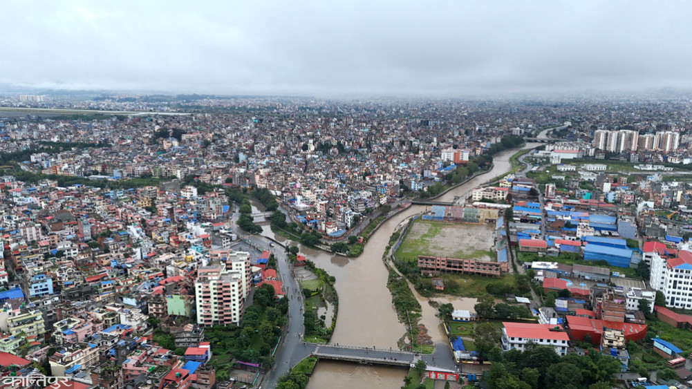 Kathmandu's air pollution decreases with rain