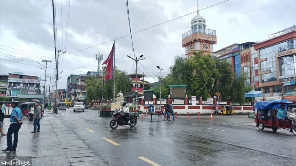 With the relocation of the bus park, Dharan's Bhanuchowk is changing