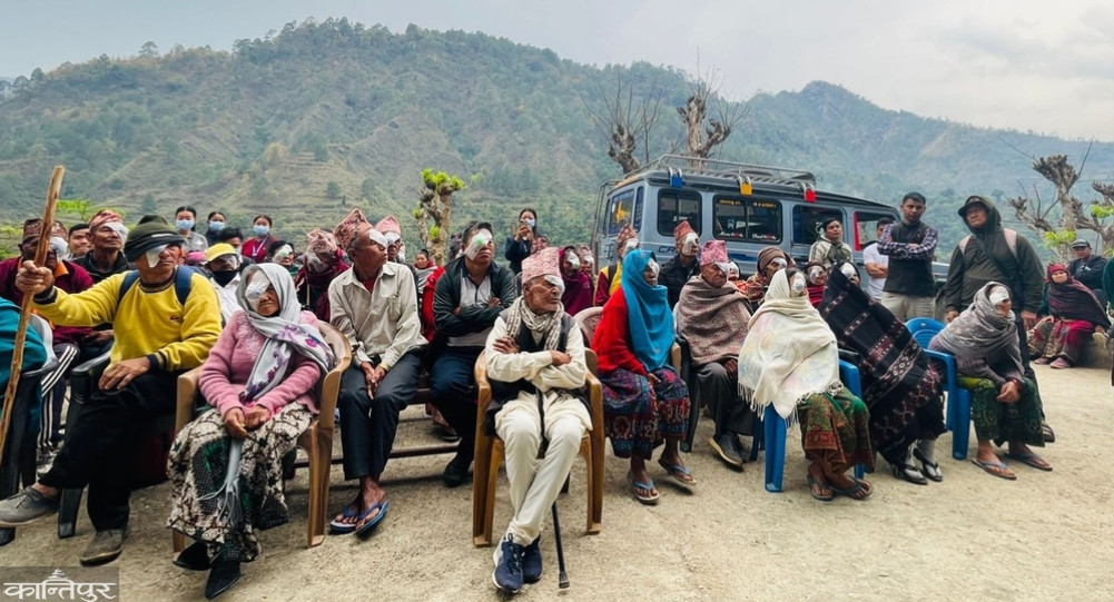 Cataract surgery for 60 people from Palpa Purba Khola