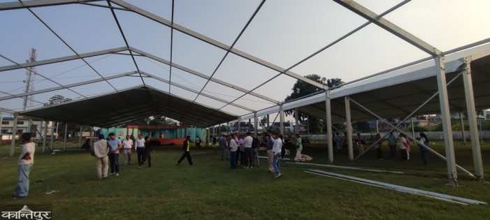 RSP General Convention: 'German Hangar' preparing for the opening ceremony