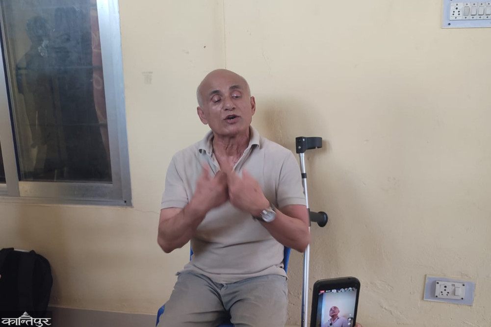 The temple management committee told Dr. KC: ”Please vacate the dharmashala.”