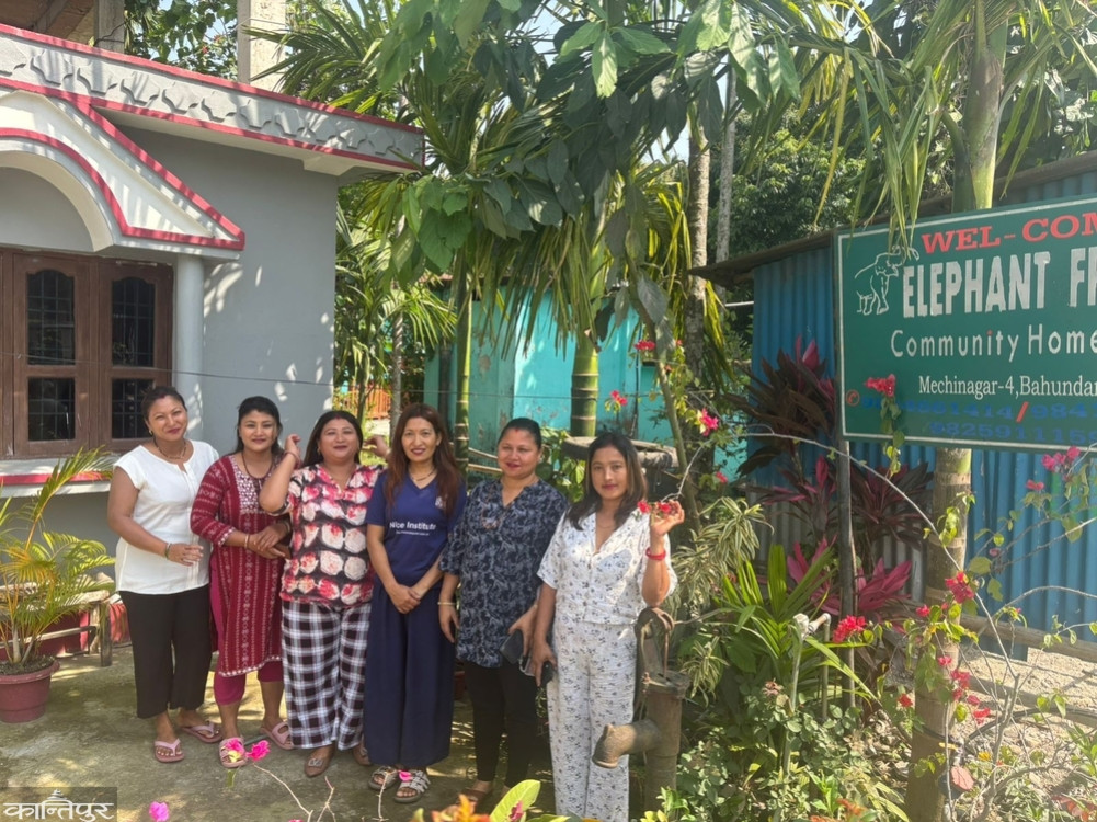 Forgetting the pain of elephant terror, women from Bahundangi run a community homestay