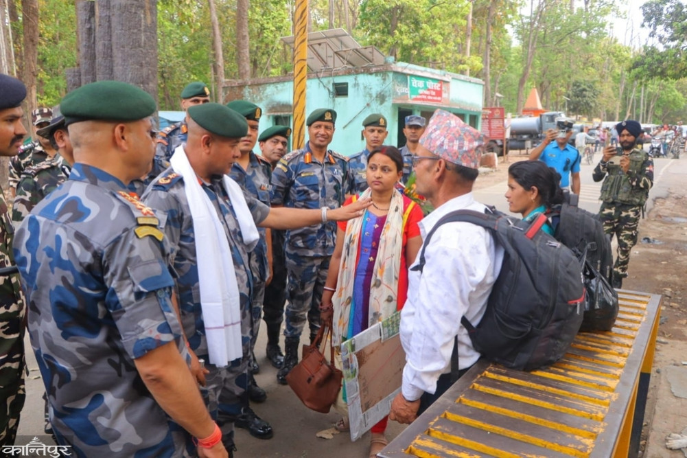Armed forces personnel have been increased at the Indian border of Kanchanpur-Kailali.
