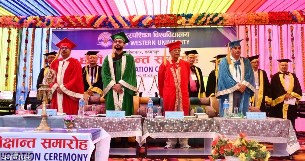 2,489 students graduate from Sudurpaschim University, two earn first doctorate