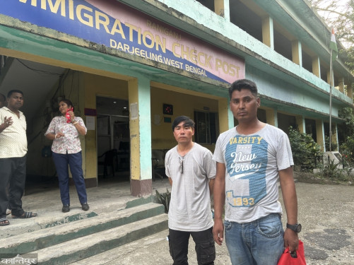 Chaturman and Hasta Bahadur, who spent 18 years in a Bhutanese prison, returned from the border after being denied entry into Nepal.