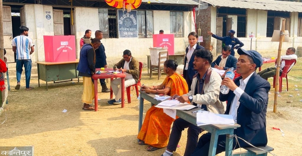 49 percent voter turnout in Saptari till 3 pm