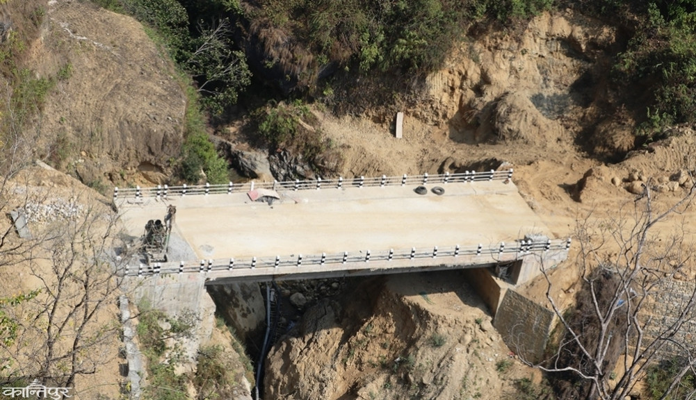 Eight years to build 25-meter motorable bridge