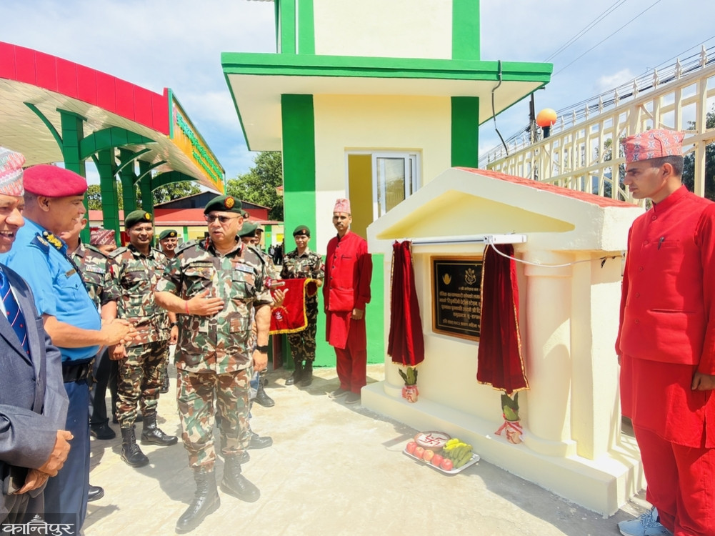 First Nepal Army Petrol Station Begins Operation in Karnali