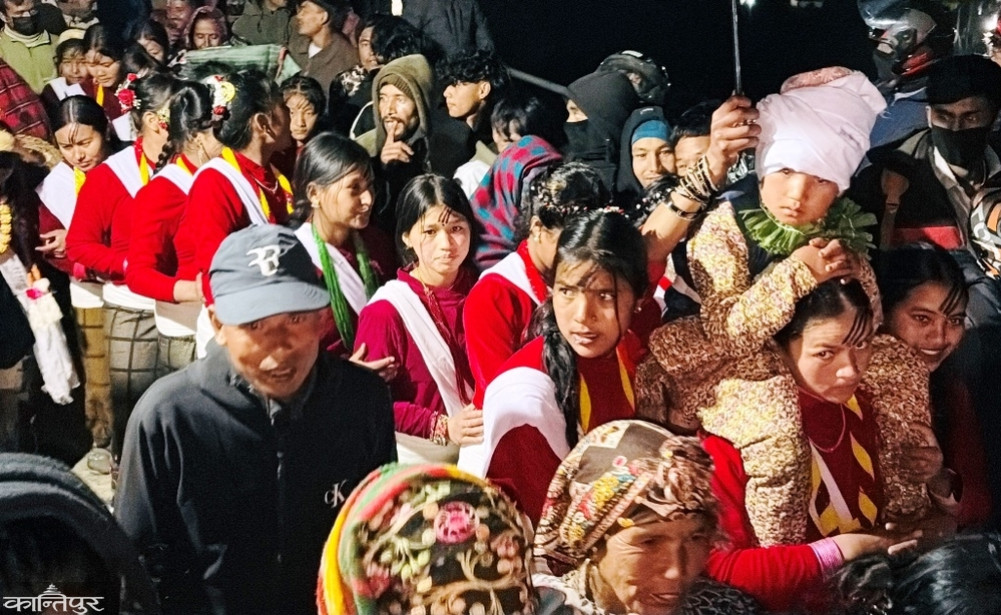'Papini's wedding festival' near Sankh Daha
