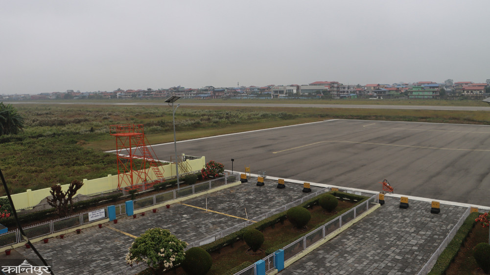 All flights at Bharatpur Airport canceled due to bad weather