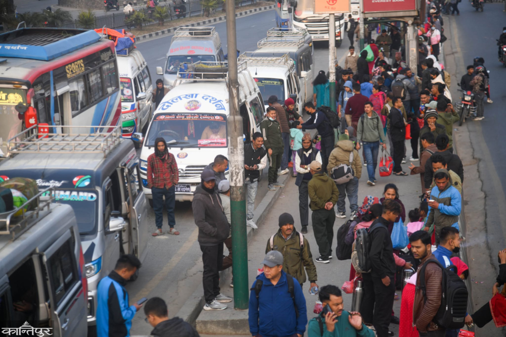 More than 750,000 people left Kathmandu Valley for the elections