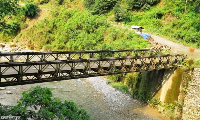 A dozen bridges in the Kaligandaki Corridor are dilapidated