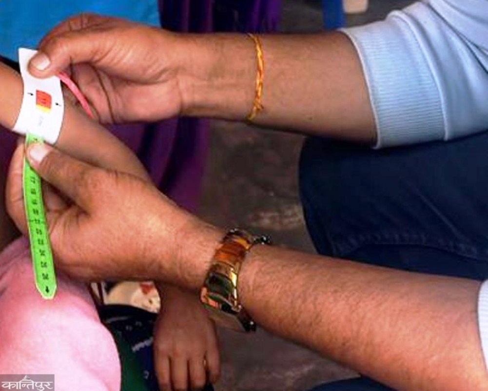11 malnourished children from Humla are being treated in Jumla