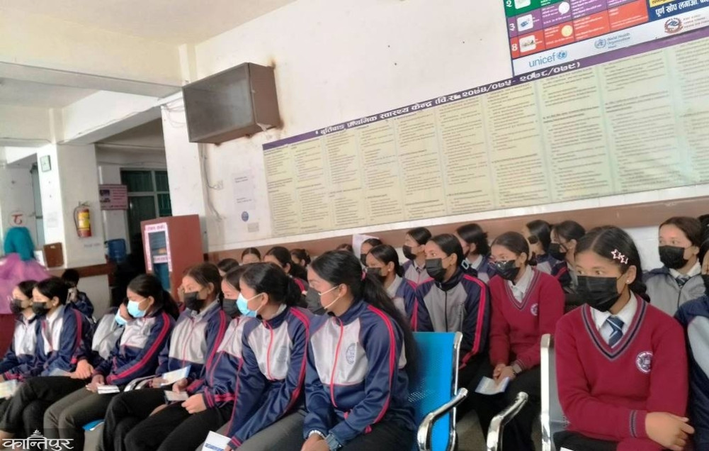 32,000 children vaccinated in measles-affected areas of Baglung