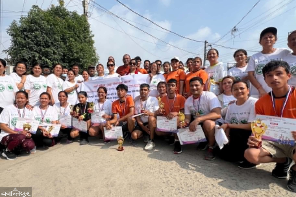 Digendra and Sharmila win race title