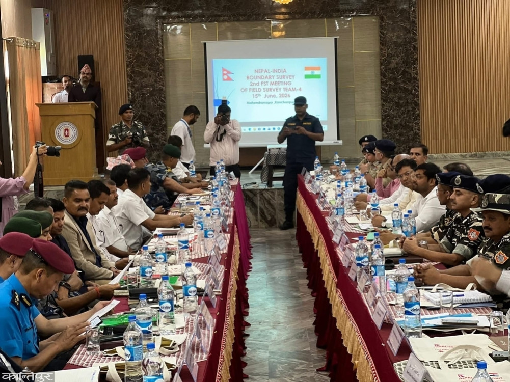 Nepal-India Joint Border Survey Team meets in Mahendranagar