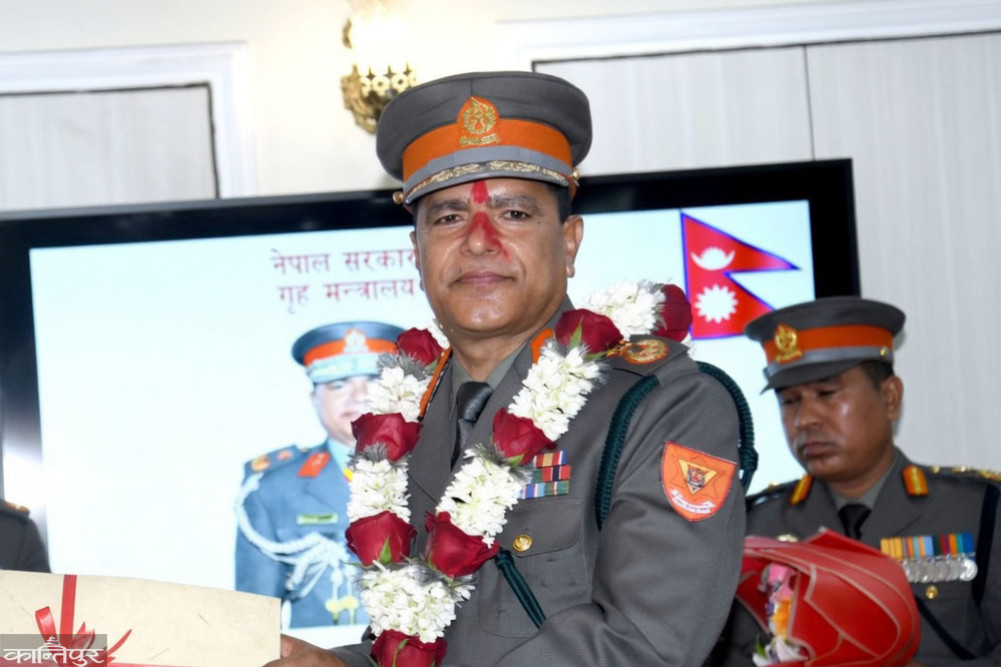 Armed Police Inspector General Poudel said - 'Border security is the first priority'