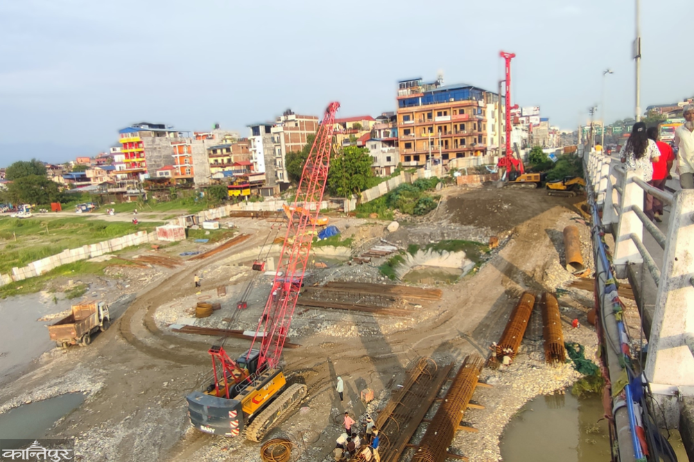 Only two pillars of Narayani's 'Signature Bridge' construction contract completed in three years