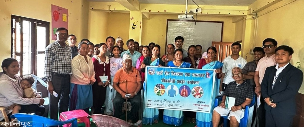 Patients with non-communicable diseases are increasing year by year in Palpa