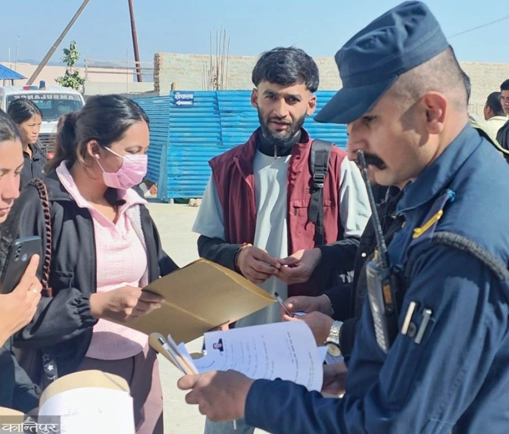 Number of people applying to election police in Dhankuta is low