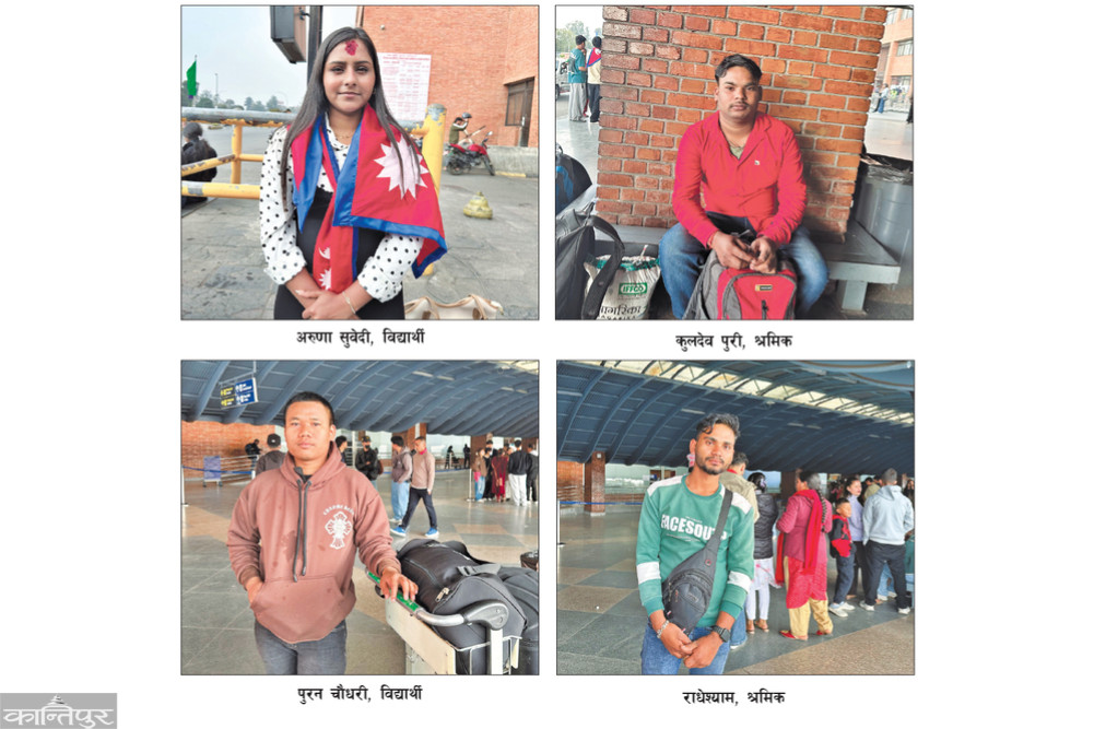 Those going abroad on the day before voting say - May this election create an environment for working at home