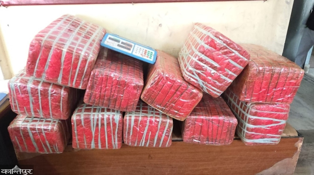 172 kg of narcotic marijuana seized from Makawanpur