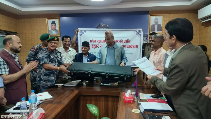 Bagmati government provides disaster response materials worth nearly 30 million to security agencies