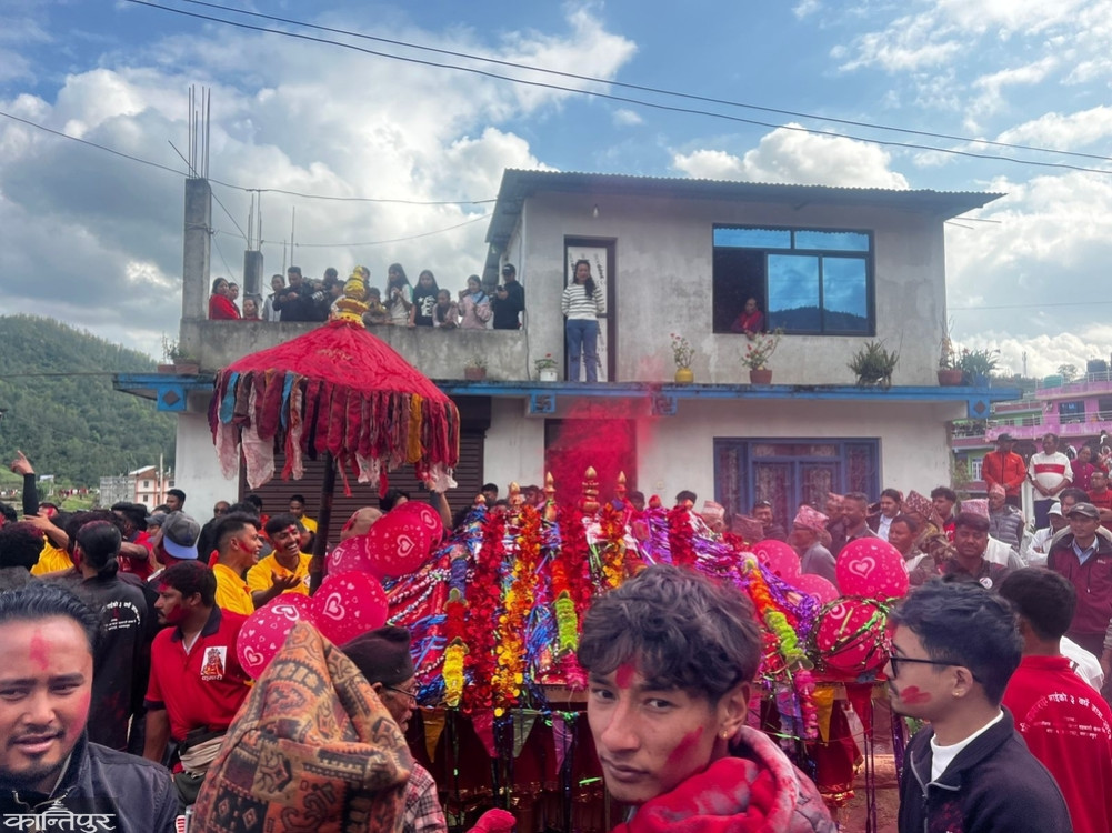 The three-day Bajrabarahi Jatra, which is in its third year, begins in Thaha.