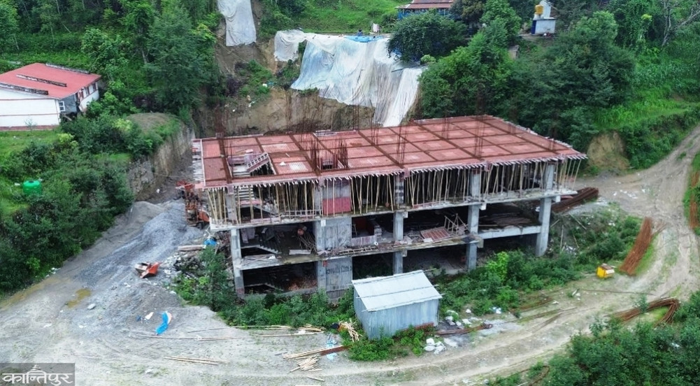 Work on under-construction basic hospital in Chisapani stalled