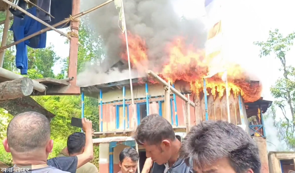 Baghbir's house destroyed in fire caused by electrical short circuit
