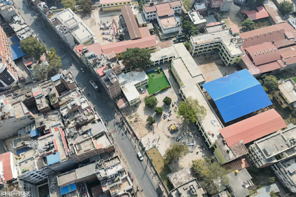 Drone surveillance for election security in Kathmandu