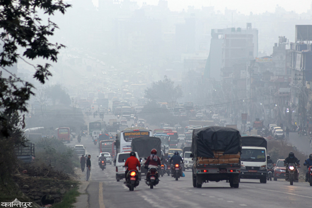 Kathmandu's air is unhealthy