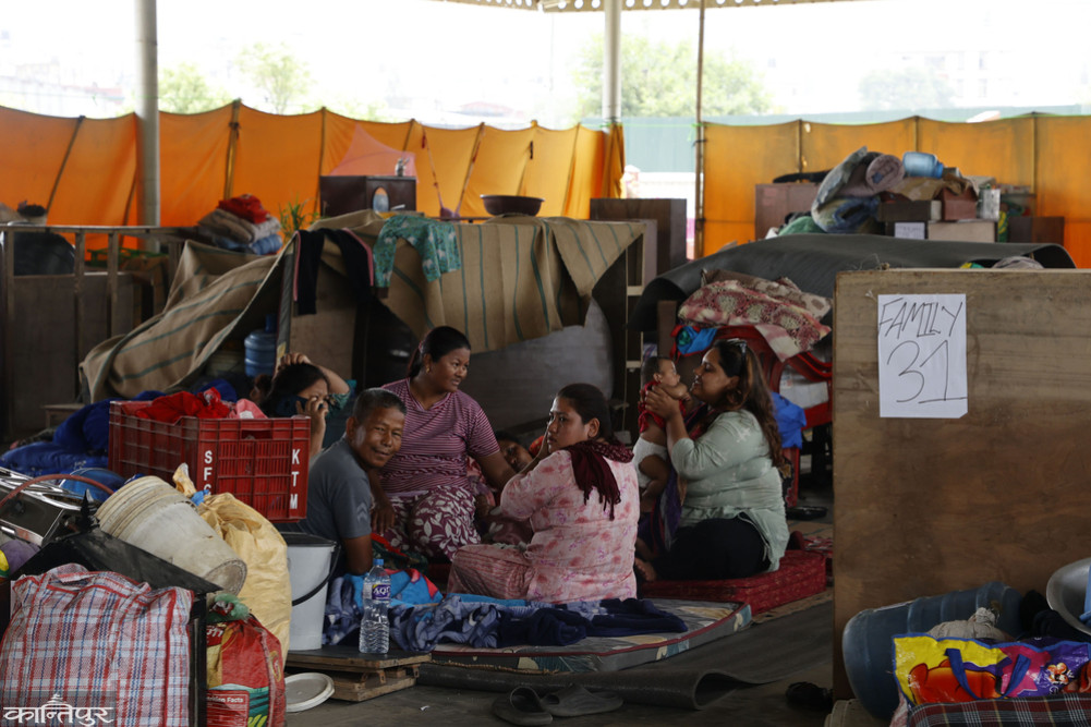 Displaced people complain of being moved repeatedly without notice
