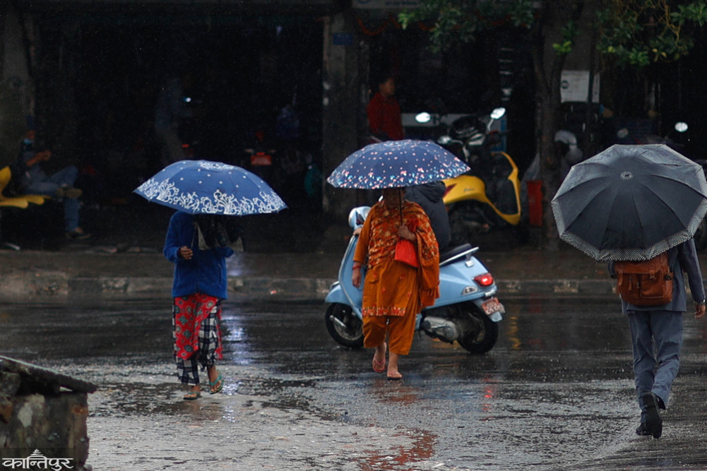 Monsoon arrives in Nepal 6 days later than average