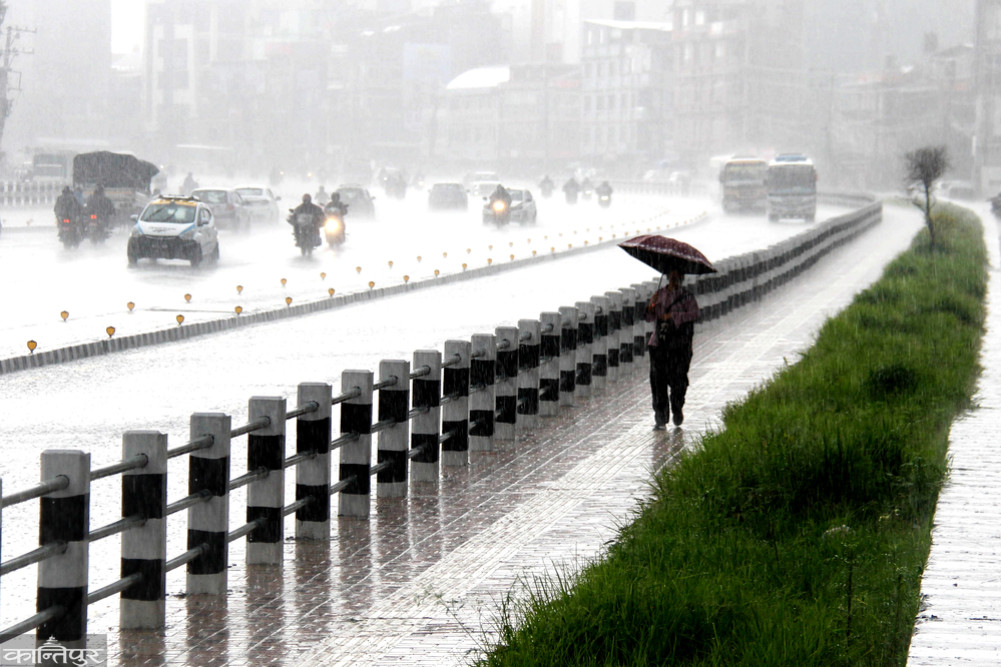 Below average rainfall in July