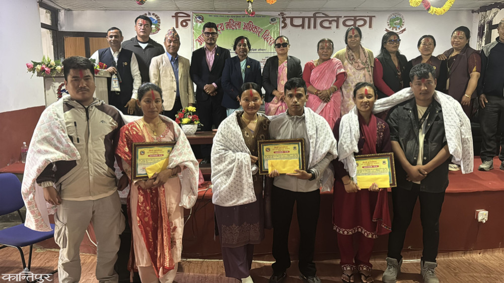 In Nisdi, Palpa, those who pass grade 12 and get married after 20 years will be rewarded with cash.