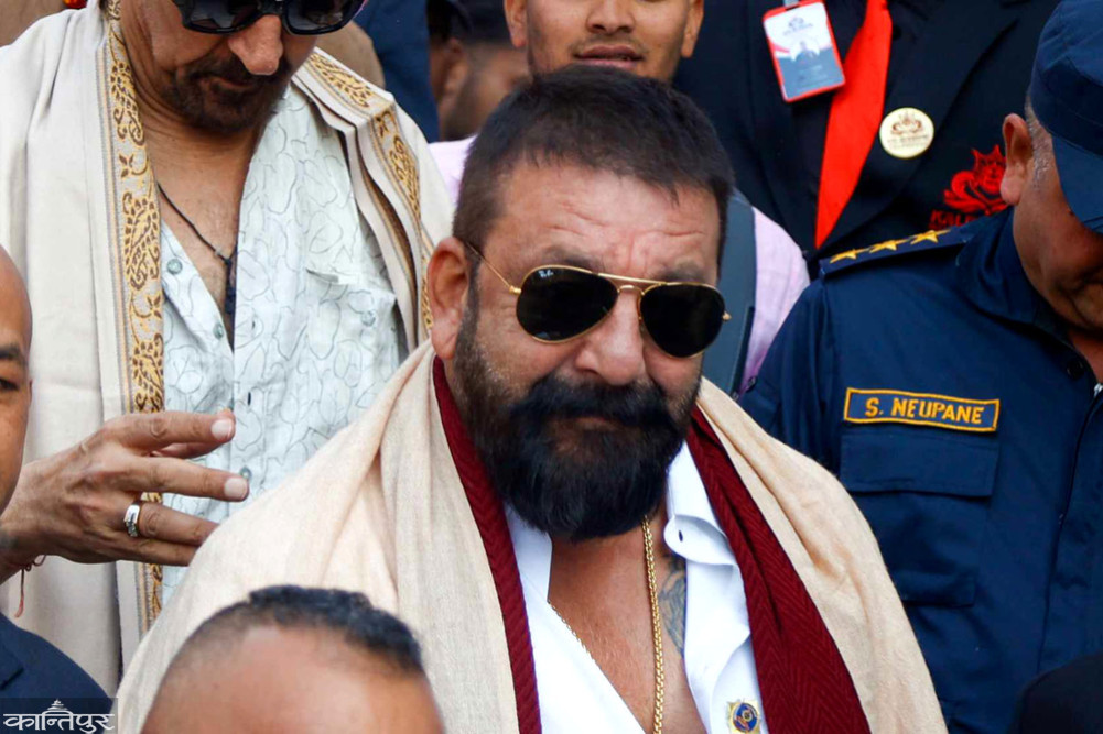 Sanjay Dutt had arrived in Kathmandu from Dubai via a charter flight.