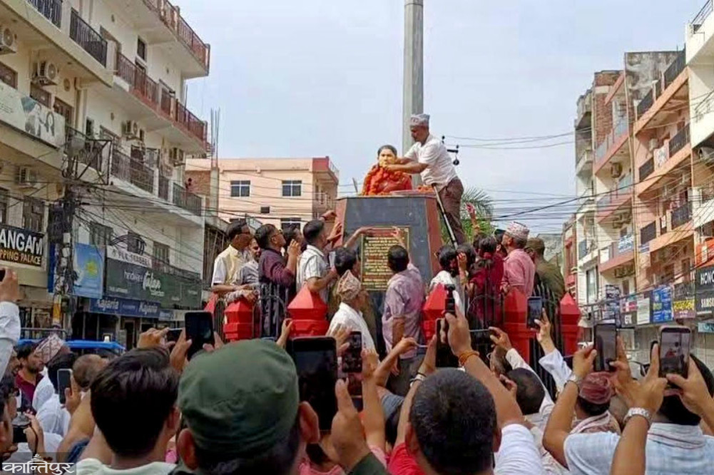 Six statues unveiled in a single day in Nepalgunj