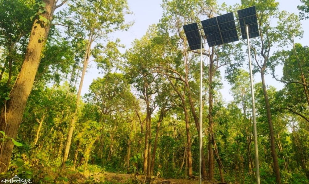 Solar technology provides water to wildlife in Banke