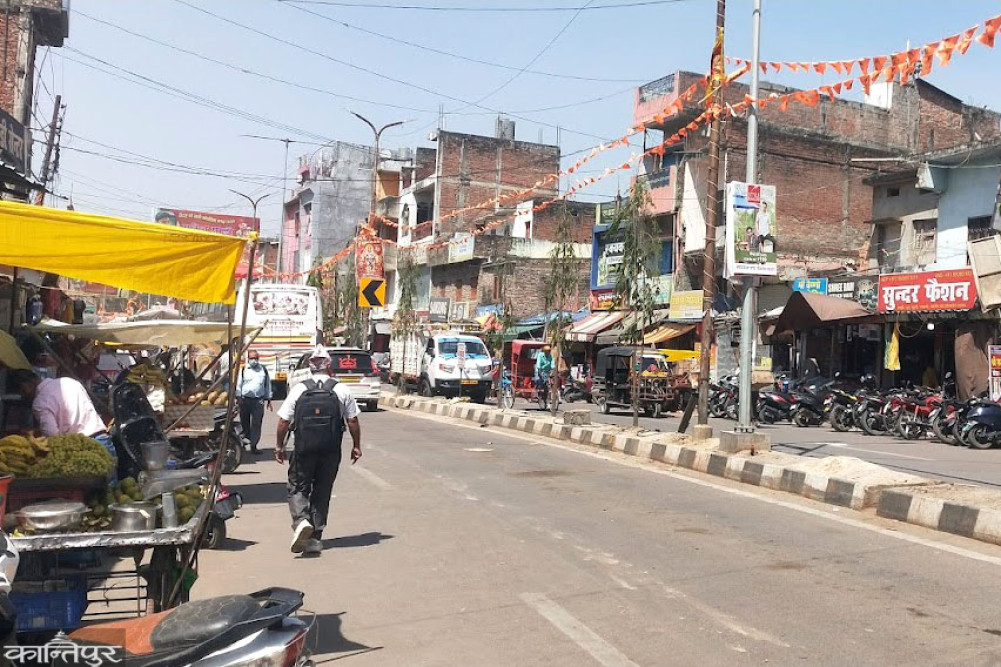 Strict measures at Bhairahawa customs checkpoint, Sunauli Bazaar deserted