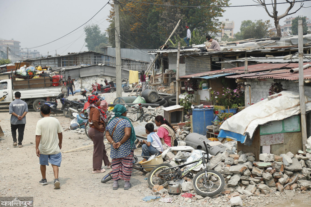 A settlement is rising, looking for a place to live.